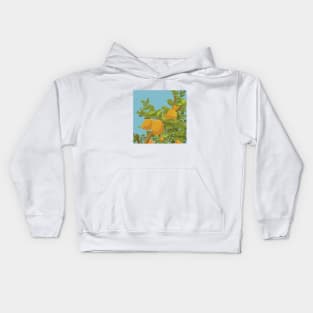 Lemon Tree Pixel Art Kids Hoodie